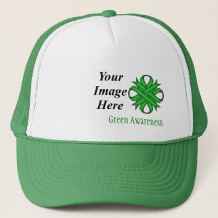 Green Clover Ribbon Sjabloon door Kenneth Yoncich Trucker Pet