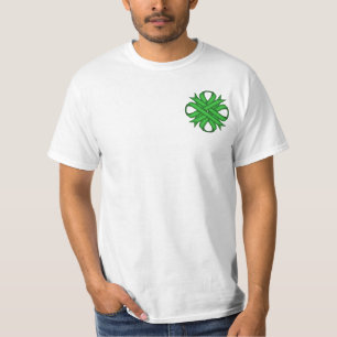 Green Clover Ribbon T-shirt