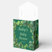 Green Clovers Baby shower Bedankdoosjes (Geopend)