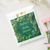 Green Clovers Baby shower Bedankzakje (Gezegeld)