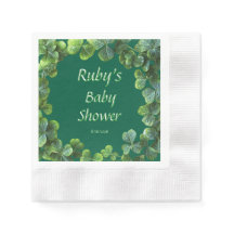 Green Clovers Baby shower