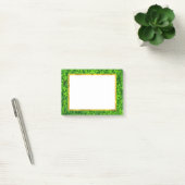 Green Clovers met FAUX Gold Foil Lijst Post-it® Notes (Kantoor)