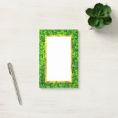 Green Clovers met FAUX Gold Foil Lijst Post-it® Notes (Kantoor)