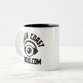 Green Coast Radio Café Mug (Devant gauche)