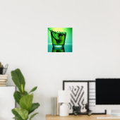 Green Cocktail Poster (Thuiskantoor)