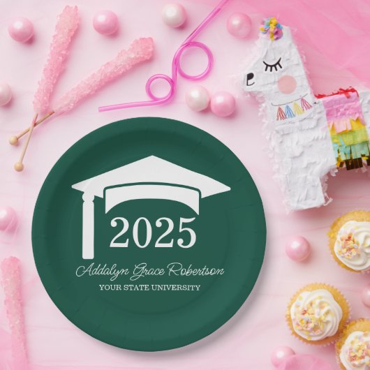 Green College University Pet Class van 2025 Papieren Bordje (Feest)