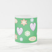 Green colour Shapes mug (Centre)