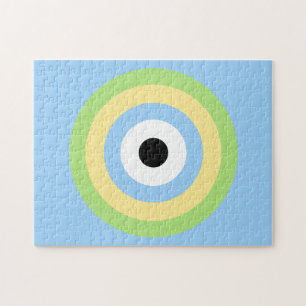 Green Combination Bullseye van Shirley Taylor Legpuzzel