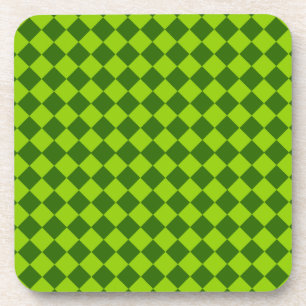 Green Combination Diamond Pattern van STaylor Bier Onderzetter