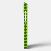 Green Combination Diamond Pattern van STaylor Case-Mate iPhone Case (Achterkant / Links)