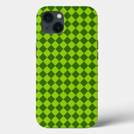 Green Combination Diamond Pattern van STaylor Case-Mate iPhone Case (Achterkant)