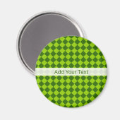 Green Combination Diamond Pattern van STaylor Magneet (Voorkant / Achterkant)