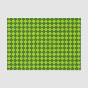 Green Combination Diamond Pattern van STaylor Tissuepapier