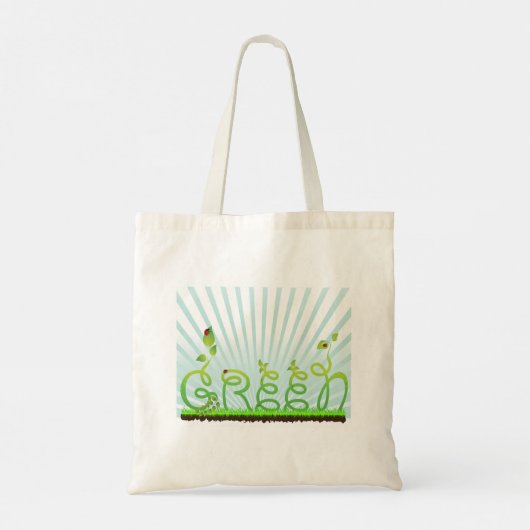 Green Concept Canvas tas (Achterkant)