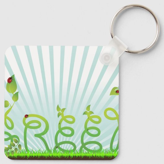 Green Concept Sleutelhanger (Achterkant)