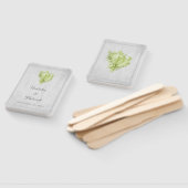 Green Conch Shell Wedding Hand Fans Handwaaier (Niet-gemonteerd)