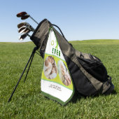 Green Cool Foto Golfer Best Pap Ever Fathers Day Golfhanddoek (Groen)