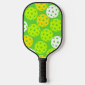 Green Cool Modern Schattigee trendy ballen Pickleball Paddle (Voorkant)