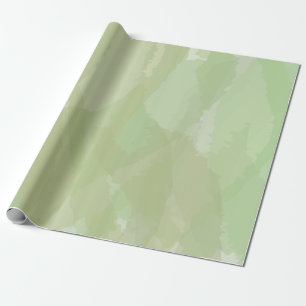 Green, cool, trendy watercolor abstract pattern cadeaupapier