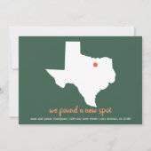 Green & Coral We vonden een nieuwe spot - Texas Mo Aankondiging (Voorkant)