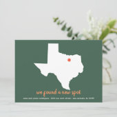 Green & Coral We vonden een nieuwe spot - Texas Mo Aankondiging (Staand voorkant)