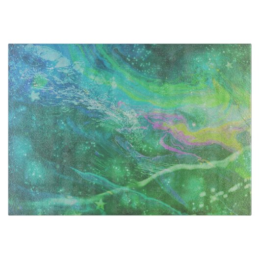 Green Cosmic Hurricane Snijplank (Voorkant)