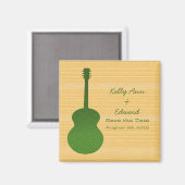 Green Country Guitar Save the Date Magnet (Recto/Verso)