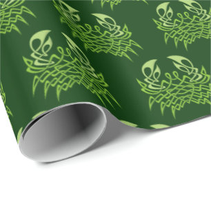 Green Crab Celtic Knot Cadeaupapier