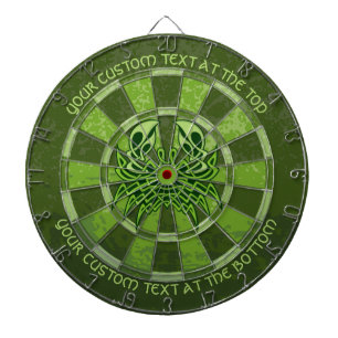 Green Crab Celtic Knot Dart Board Dartbord