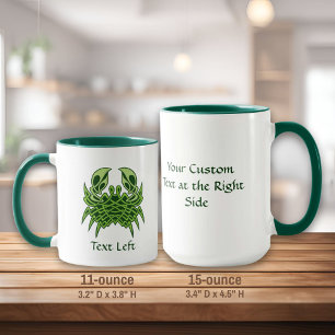 Green Crab Celtic Knot Mok
