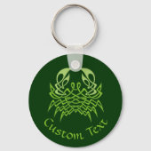 Green Crab Celtic Knot Sleutelhanger (Voorkant)