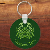 Green Crab Celtic Knot Sleutelhanger (Voorkant)