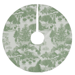 Green Cream Kerstwinter Wonderland Kerstboom Rok