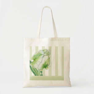 Green Cream Tulip Bag Tote Bag