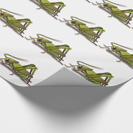 Green Cricket Insect Cadeaupapier (Hoek)