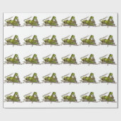 Green Cricket Insect Cadeaupapier (Vlak)
