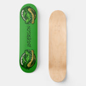 Green Croc-thema Skateboard (Voorkant)