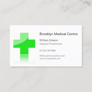 Green Cross Healthcare Medical Center - Bus Card Visitekaartje