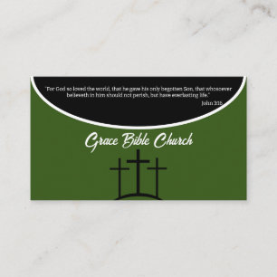 Green Cross Pastor of Deacon Church Visitekaartje