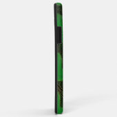 Green curve and clear points on dark background Case-Mate iPhone case (Achterkant/rechts)