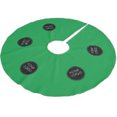 Green Custom Logo Company Business Kerstboom Rok (Gekanteld)