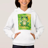 Green cute frog (Voorkant)