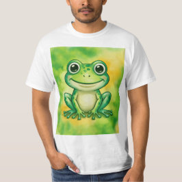 Green cute frog t-shirt