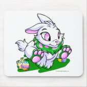 Green Cybunny racing door neggs Muismat (Voorkant)