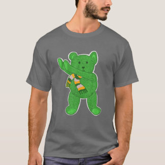 Green Dabbing Teddy Bear Irish St Patrick's Day Me T-shirt