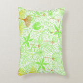 Green Daisy Accent Cushion Kussen (Voorkant(Verticaal))
