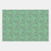 Green Daisy Flowers Natuur Art Pattern Inpakpapier Vel (Voorkant 2)