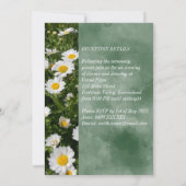 Green Daisy katholieke bruiloft Kaart (Achterkant)
