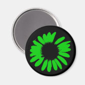 Green Daisy Magneet (Voorkant / Achterkant)