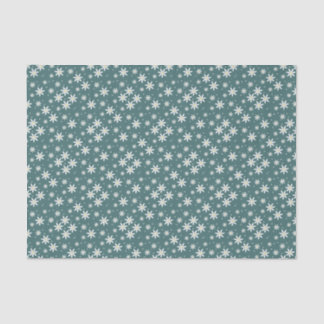 Green Daisy Patterned gift Tissuepapier